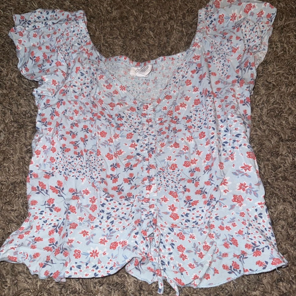 Floral Print Women's Top